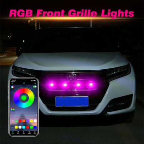 Led 7 Color Grill Lights 4Pcs Smoke Lens Smartphone APP Control - Oshi.pk - Buy & Sell Online