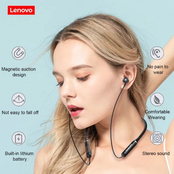 Lenovo HE05 Neckband Bluetooth - Oshi.pk - Buy & Sell Online