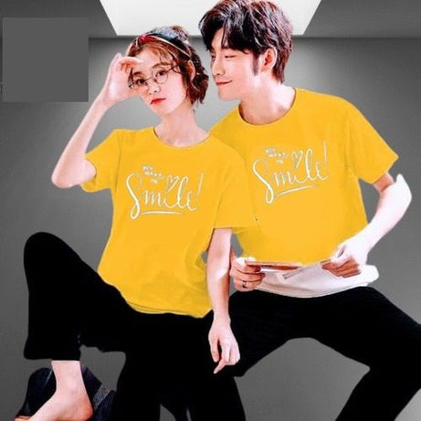 You Make Me Smile Printed Couple Night Dress ( 2 Suit ) - Oshi.pk - Buy & Sell Online