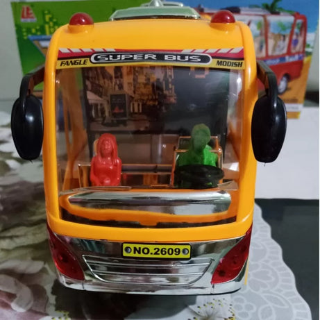 LIANG FANG Public Bus-Lights-Music-Ticket man can move-TV Screen move - Oshi.pk - Buy & Sell Online