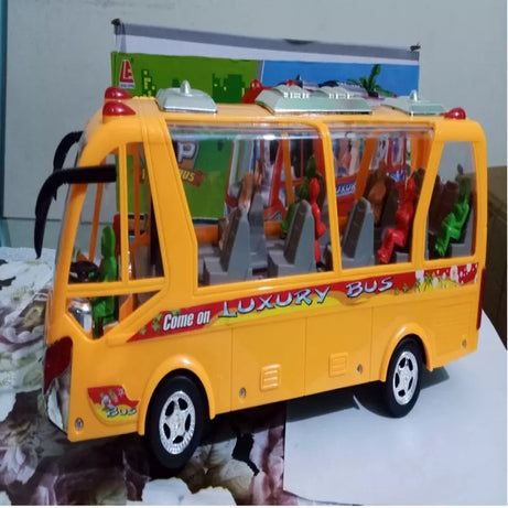 LIANG FANG Public Bus-Lights-Music-Ticket man can move-TV Screen move - Oshi.pk - Buy & Sell Online