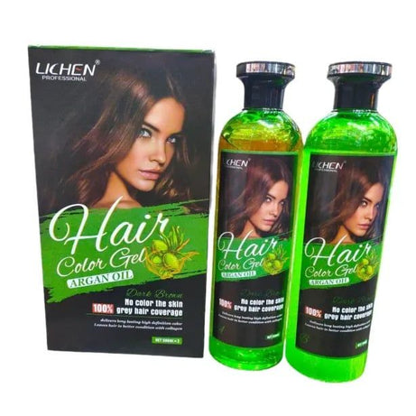 Lichen Dark Brown Hair Color Gel 1000ml