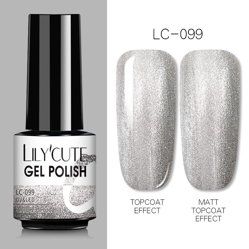 LILYCUTE 7ml Gel Nail Polish For Nails Semi Permanent Soak Off Gel UV LED Varnishes Base Top Matte Coat Gel Polish Nail Art Gel - Oshi.pk - Buy & Sell Online