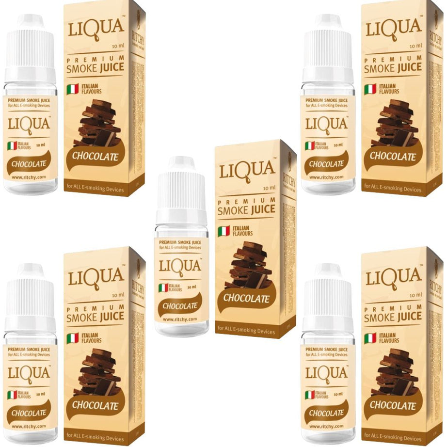 Liqua Vape Refiller 50ML (Pack Of 5)( CHOCOLATE) - Oshi.pk - Buy & Sell Online