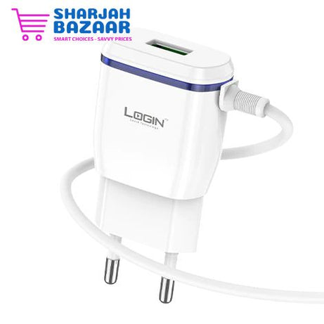 LOGIN Andoid Wall Charger (LT-25) - Fast Charging Solution - Oshi.pk - Buy & Sell Online