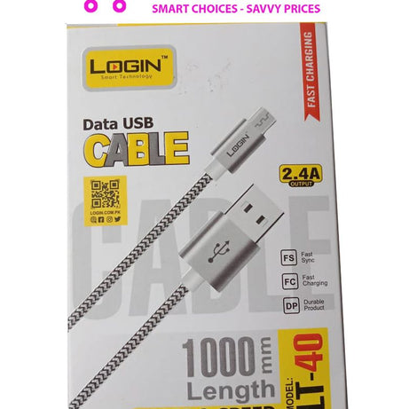 High quality Android Data Cable LT-40 - Reliable Connectivity at Your Fingertips - Oshi.pk - Buy & Sell Online