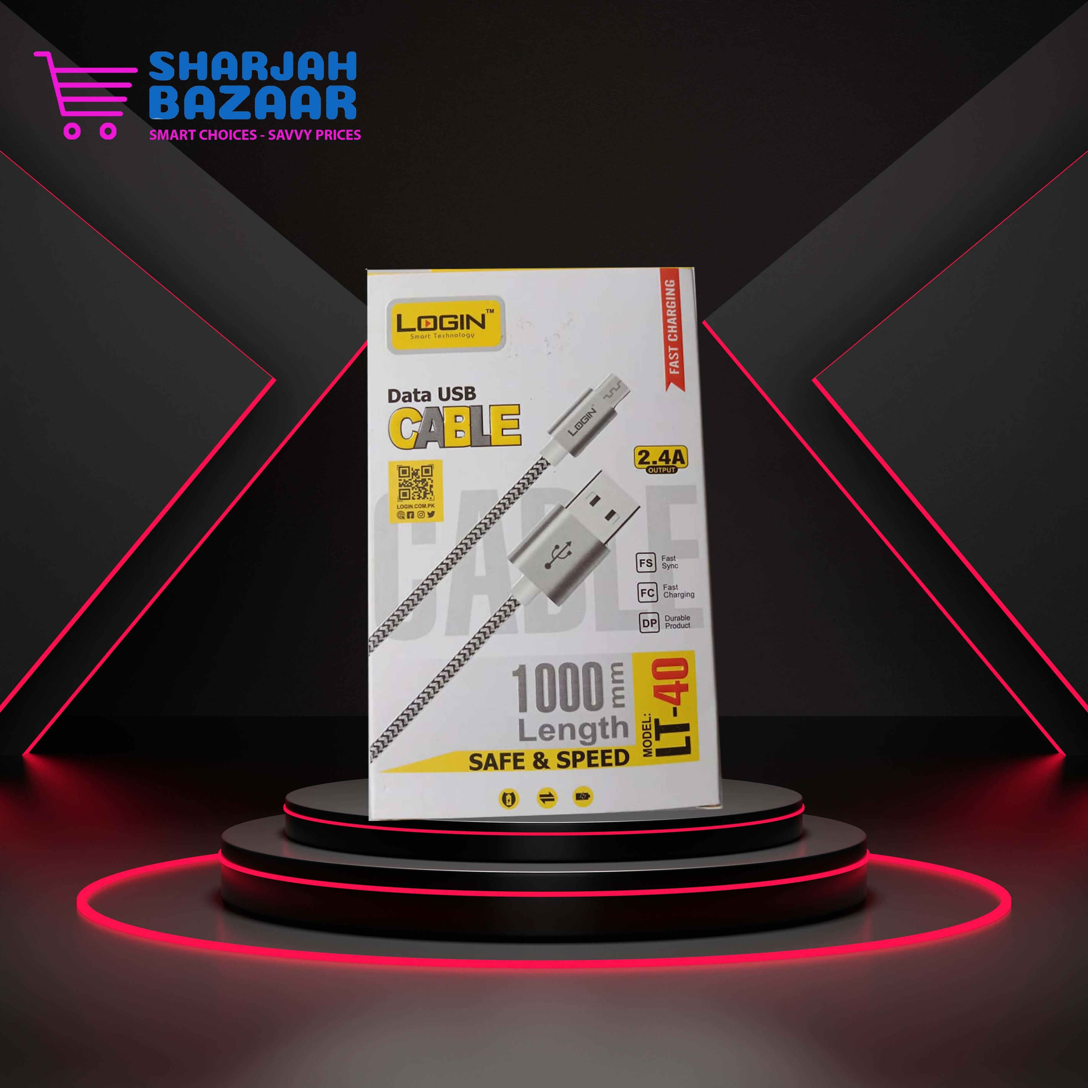 High quality Android Data Cable LT-40 - Reliable Connectivity at Your Fingertips - Oshi.pk - Buy & Sell Online