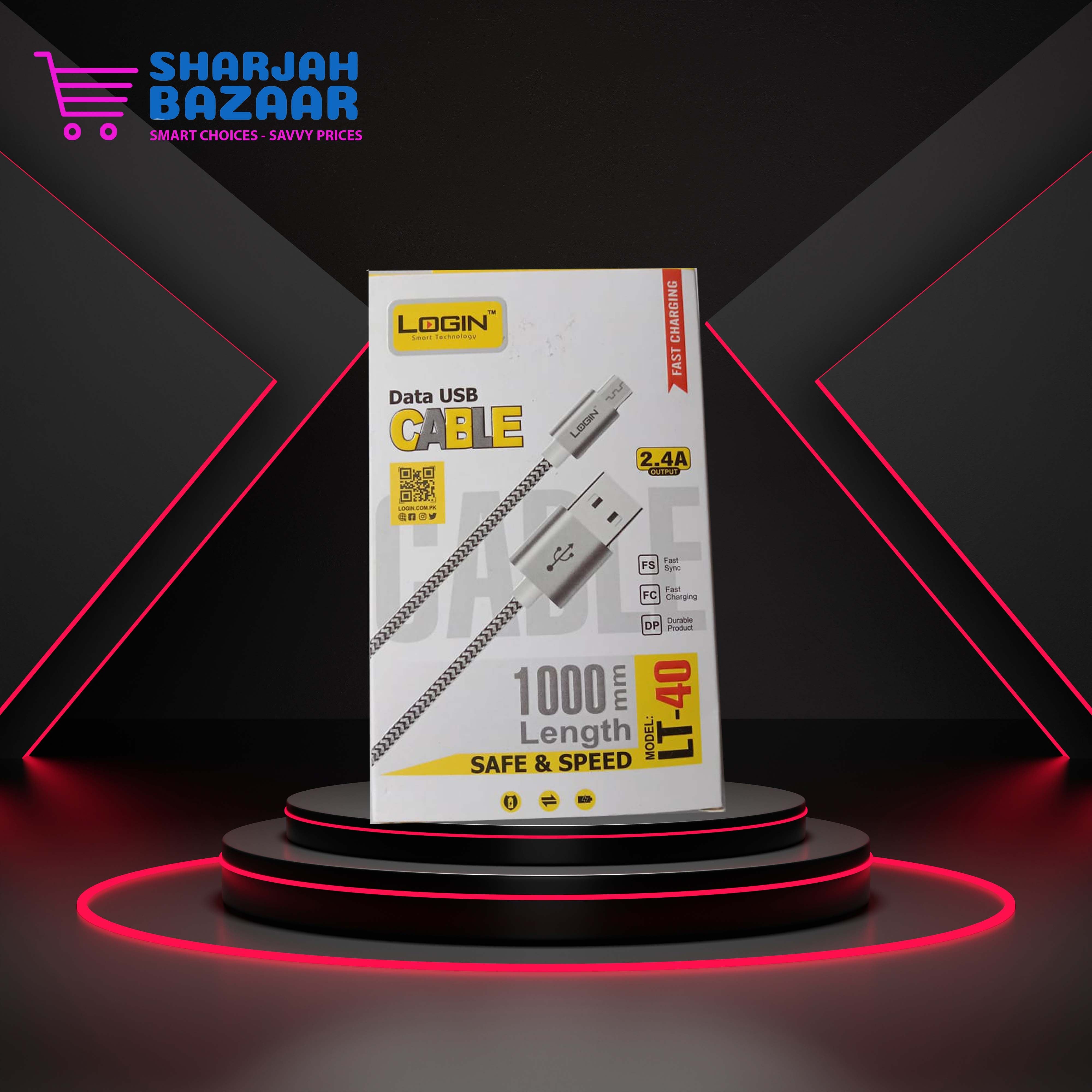 High quality Android Data Cable LT-40 - Reliable Connectivity at Your Fingertips - Oshi.pk - Buy & Sell Online