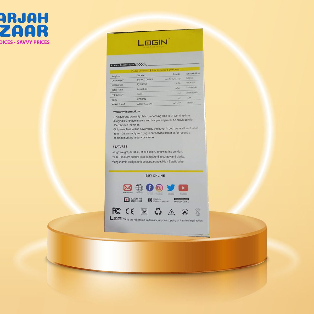 Type C Top Class Earphone iPhone (LT-H9) - Oshi.pk - Buy & Sell Online