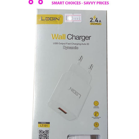Login Type C Wall Charger – Fast charging – (LT-01) - Oshi.pk - Buy & Sell Online
