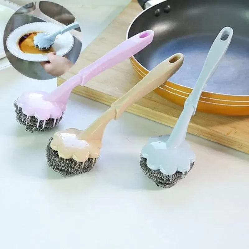 Long-handled wire ball brush - Oshi.pk - Buy & Sell Online