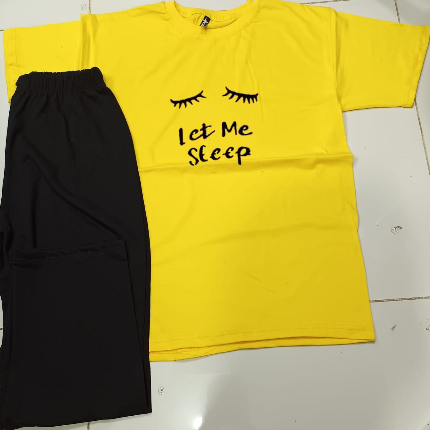 Let Me Sleep Printed Shirt Trouser Night Dress For Her - Oshi.pk - Buy & Sell Online