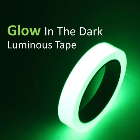 Luminous Tape Fluorescent Night Self-adhesive Glow In The Dark Sticker Tape Safety Security Home Decoration Stairs Warning Tapes - Oshi.pk - Buy & Sell Online
