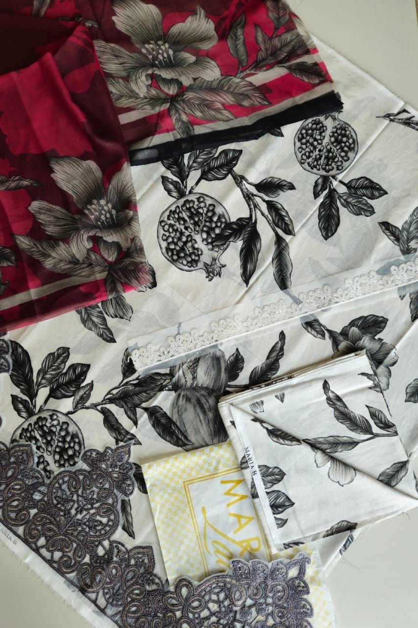 M.Prints by Maria B. - Eid Edition ’23 Grey - Oshi.pk - Buy & Sell Online