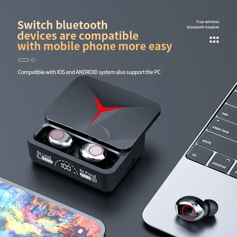 M90 Pro TWS Bluetooth 5.3 Wireless Earbuds With Touch Control - Oshi.pk - Buy & Sell Online