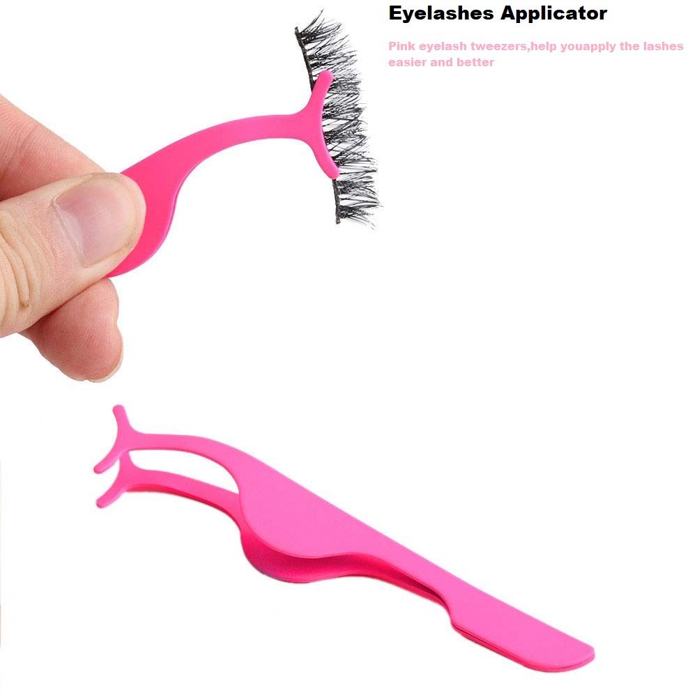Eyelash Tweezers Stainless Steel Eye Lash Curler Applicator Clips (1 Pcs) - Oshi.pk - Buy & Sell Online