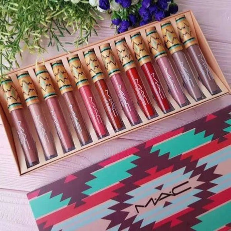 mac 12 pcs lipgloss set