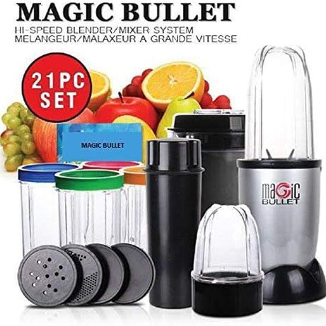 Magic Bullet 21 in 1 Mixer Blender Juicer 21 Pieces Kitchen Food Processor - Oshi.pk - Buy & Sell Online