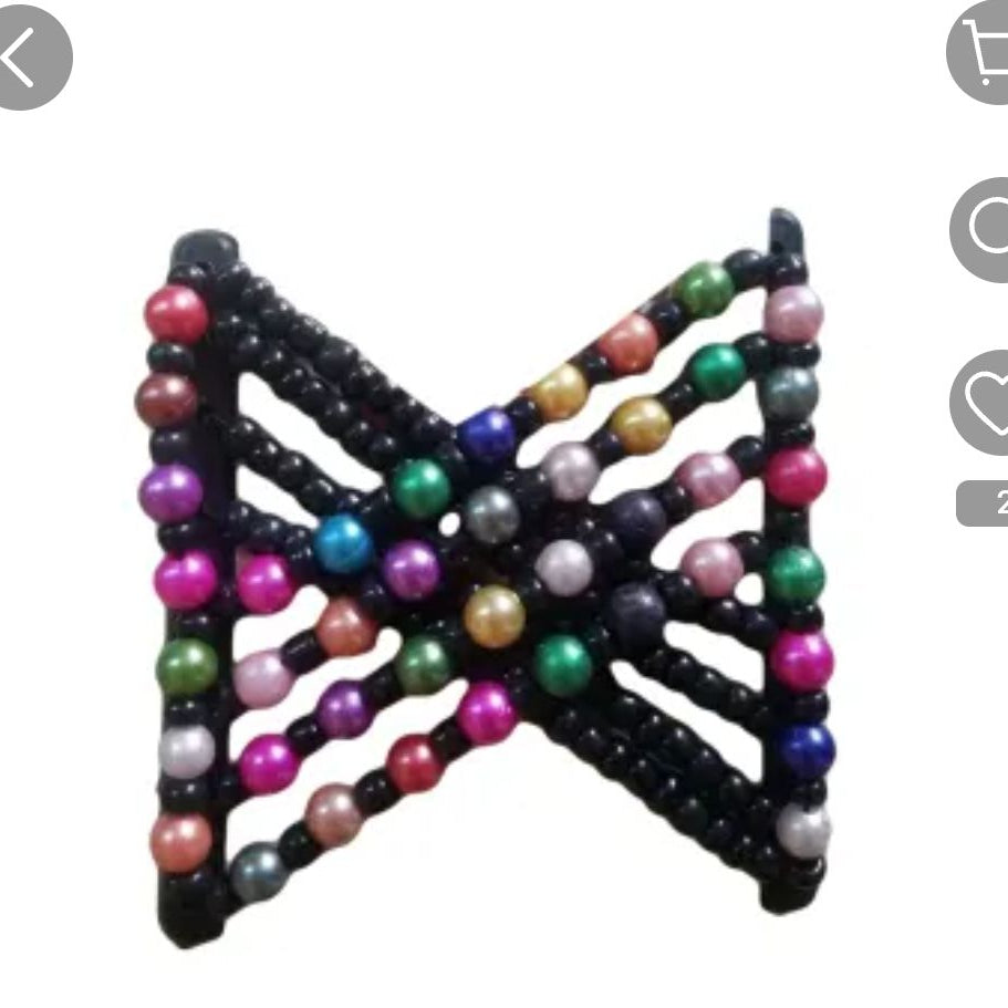 Magic Comb Clip For Women, Girls Hair Accessories For Girls Magic Elastic Hair Comb Clips Fancy Magic Comb Double Hair Comb Magic Clips - Oshi.pk - Buy & Sell Online