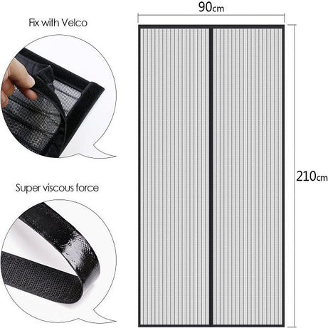 Magic Mesh Magnetic Fly Screen Curtain - Oshi.pk - Buy & Sell Online