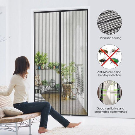 Magic Mesh Magnetic Fly Screen Curtain - Oshi.pk - Buy & Sell Online