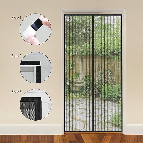 Magic Mesh Magnetic Fly Screen Curtain - Oshi.pk - Buy & Sell Online