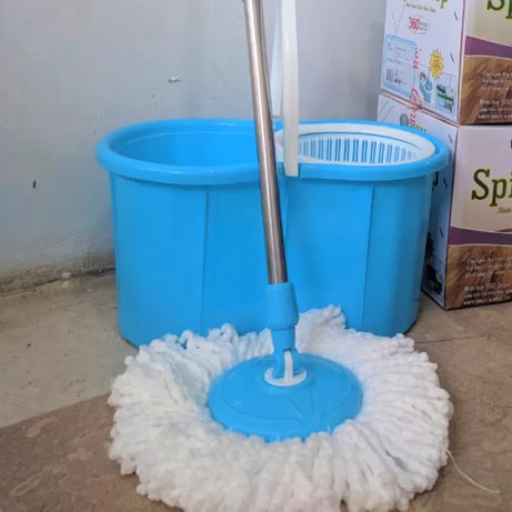 Magic Spin Mop Set - 360 Degree Microfiber Mop Head Home Clean Tools Microfiber - Oshi.pk - Buy & Sell Online