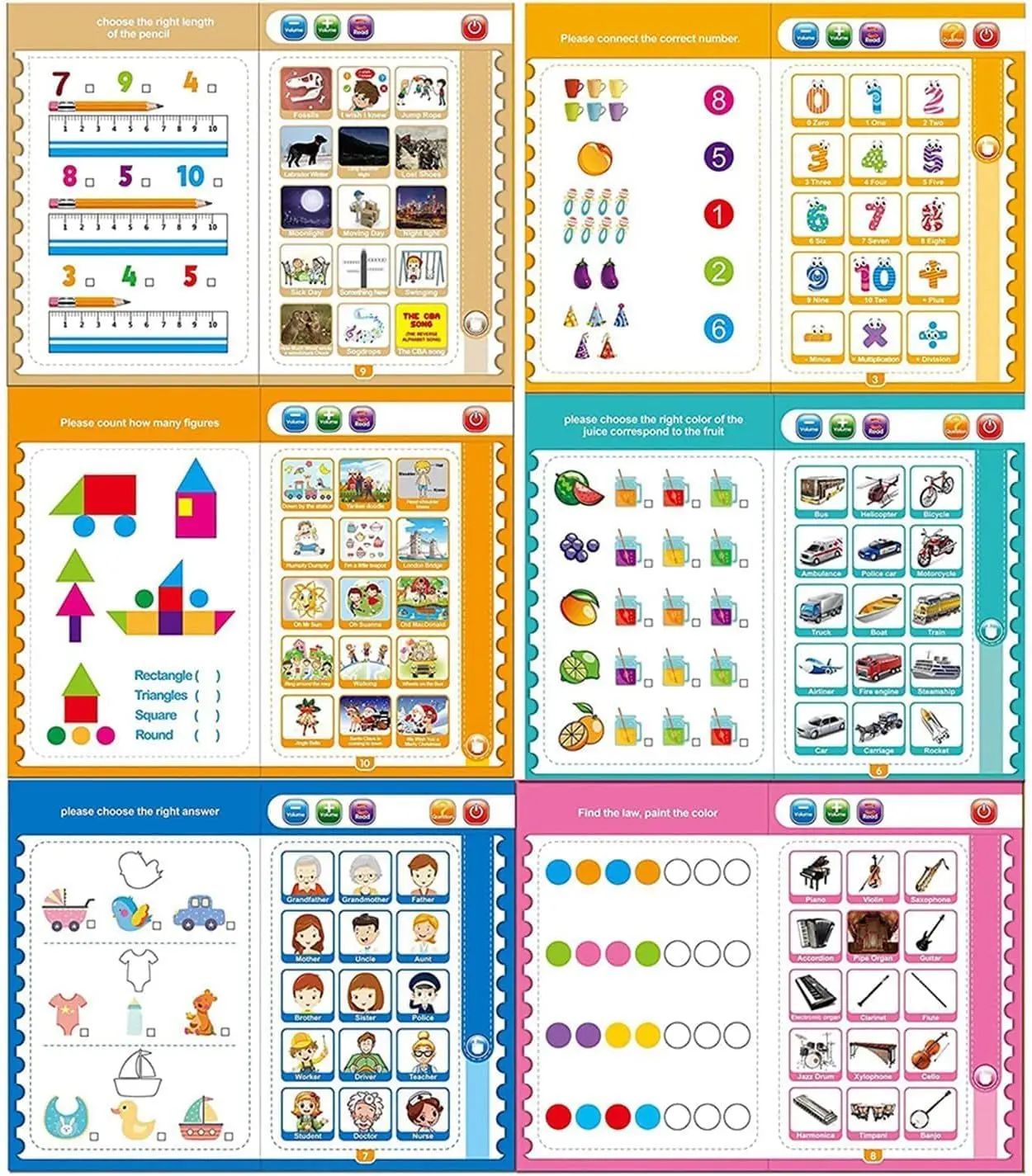 English Finger Reading Children's Voice Book Smart Learning Toys E-book Early Education Smart Scrabble Letters Abc , Animal etc - Oshi.pk - Buy & Sell Online