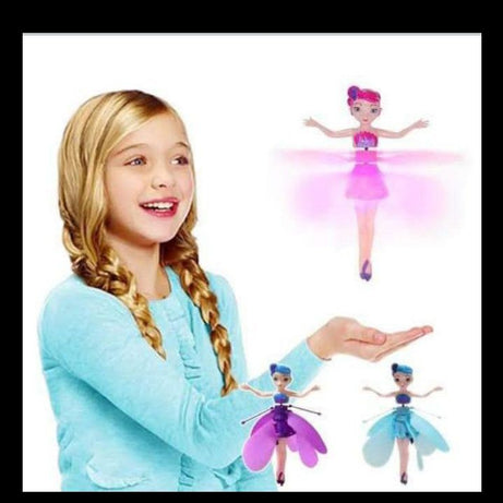 Magical Flying Frozen Barbie Doll With LED Lights And Rechargeable Flying Doll Toy - Oshi.pk - Buy & Sell Online