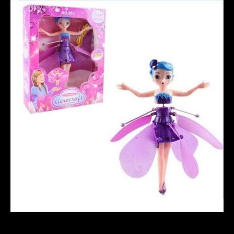 Magical Flying Frozen Barbie Doll With LED Lights And Rechargeable Flying Doll Toy - Oshi.pk - Buy & Sell Online