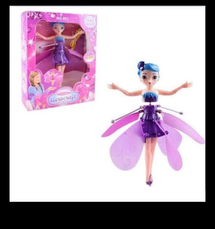 Magical Flying Frozen Barbie Doll With LED Lights And Rechargeable Flying Doll Toy - Oshi.pk - Buy & Sell Online