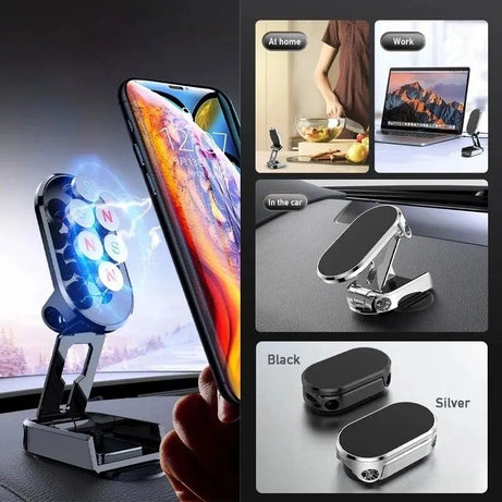 Magnetic Car Phone Holder Magnet Mount Smartphone Mobile Stand Cell GPS Support in Car Bracket For iPhone Xiaomi Huawei Samsung - Oshi.pk - Buy & Sell Online