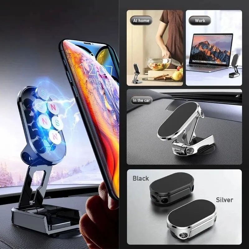 Magnetic Car Phone Holder Magnet Mount Smartphone Mobile Stand Cell GPS Support in Car Bracket For iPhone Xiaomi Huawei Samsung - Oshi.pk - Buy & Sell Online
