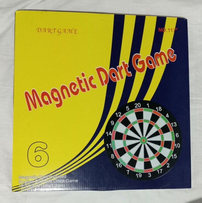 Magnetic Dart Game - 6 darts with 17 inches board - Oshi.pk - Buy & Sell Online