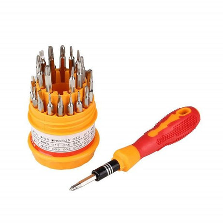 Magnetic Screw driver Set Steel 31 in 1 with 30 Screw driver Bits Professional - Oshi.pk - Buy & Sell Online