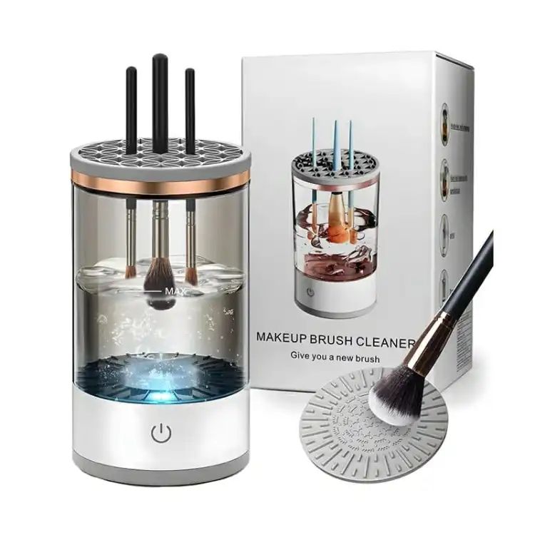 Makeup Brush Cleaner Automatic Makeup Brushes Cleaner Electric Washer Brush Portable Cosmetic Makeup Brush Rotary Cleaning - Oshi.pk - Buy & Sell Online