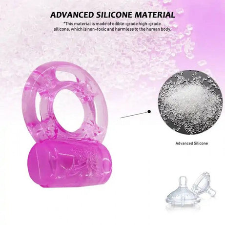 Male Penis Silicone Vibrator Ring For Timing Delay & Erection Delay Enhance Sex Toys for Men - Oshi.pk - Buy & Sell Online