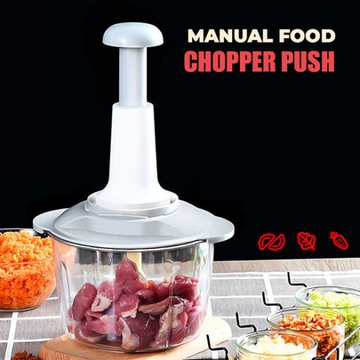 Manual Food Chopper Push For Vegetables & Meat - Oshi.pk - Buy & Sell Online