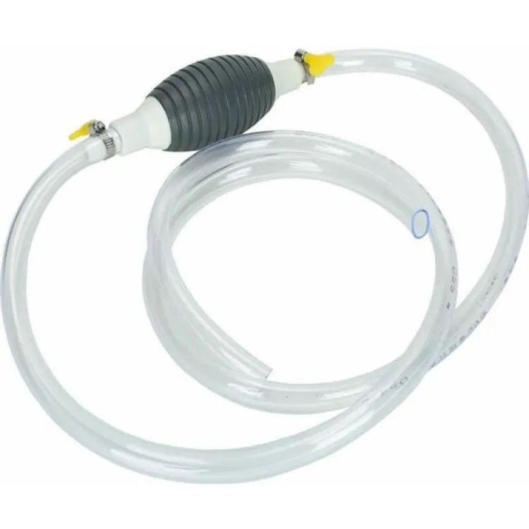 Manual Fuel Transfer Pump - Siphon Hand Pump For Gas, Oil, Air & Other Fluids - Heavy Duty Pump With Adjustable Length Intake & Discharge Pipes - Oshi.pk - Buy & Sell Online