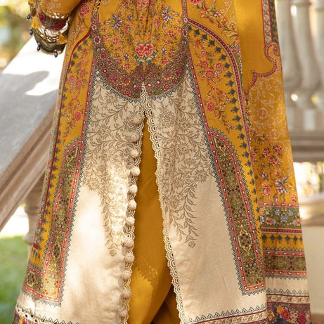 Maria B 3 PCS Women Unstitched Suit - Yellow Color - Oshi.pk - Buy & Sell Online