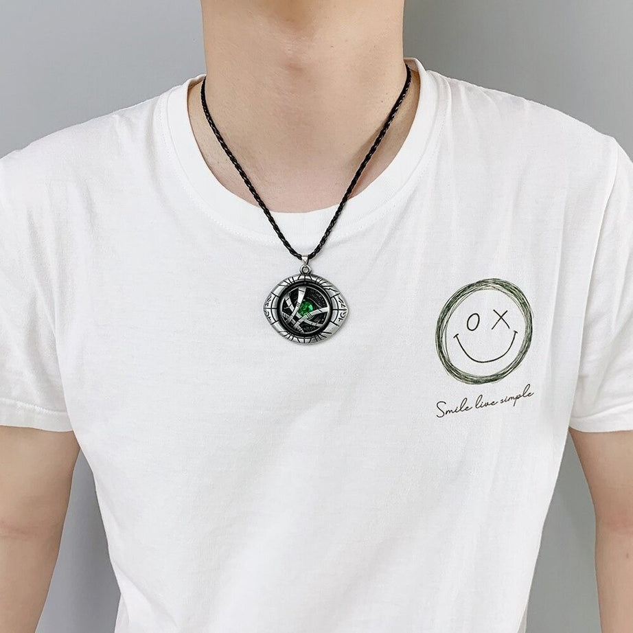Marvel Avengers Doctor Strange Eye Pendant Keyring The Time Stone Metal Keychain Turnable Avengers Backpack Pendant Accessories Birthday Gift - Oshi.pk - Buy & Sell Online