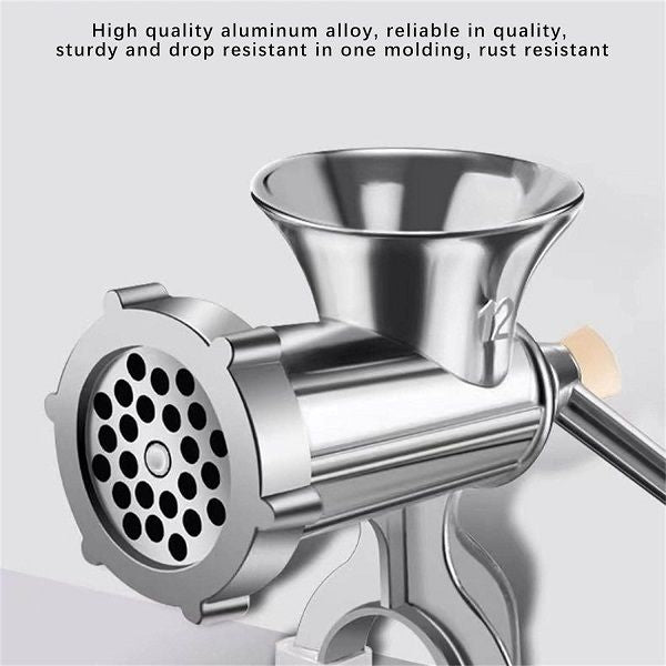 Meat Grinder with Tabletop Clamp Heavy Duty Sausage Maker and Manual Meat Mincer - Oshi.pk - Buy & Sell Online