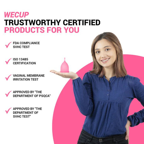 Medicated FDA Approved Silicon Menstrual Cup - Pack of 2 - Oshi.pk - Buy & Sell Online