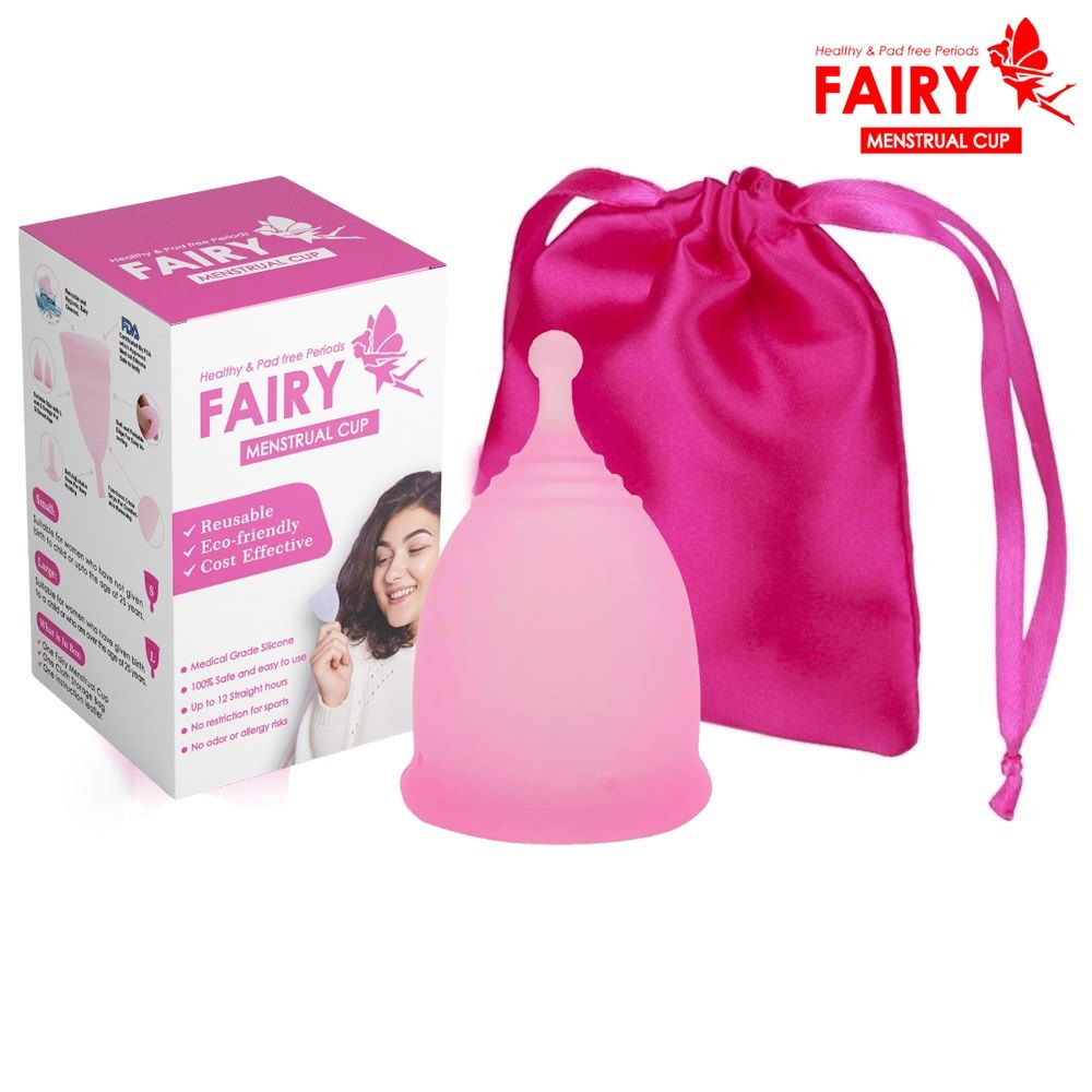 Medicated FDA Approved Silicon Menstrual Cup - Pack of 2 - Oshi.pk - Buy & Sell Online