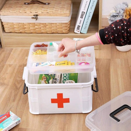 Medicine Storage Box Camping First Aid Kits Household Plastic Storage - Oshi.pk - Buy & Sell Online