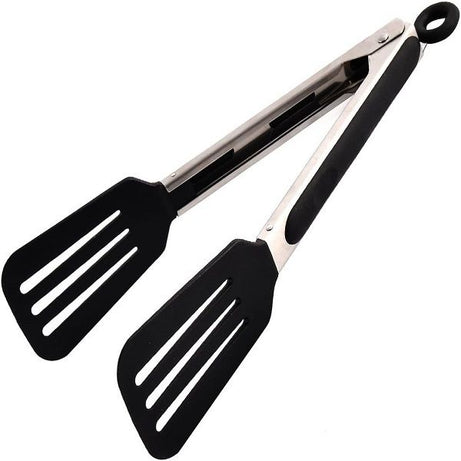 Medium Cooking Barbecue Anti Bread Cake Cookie Food Serving Tong Clamp Black - Oshi.pk - Buy & Sell Online