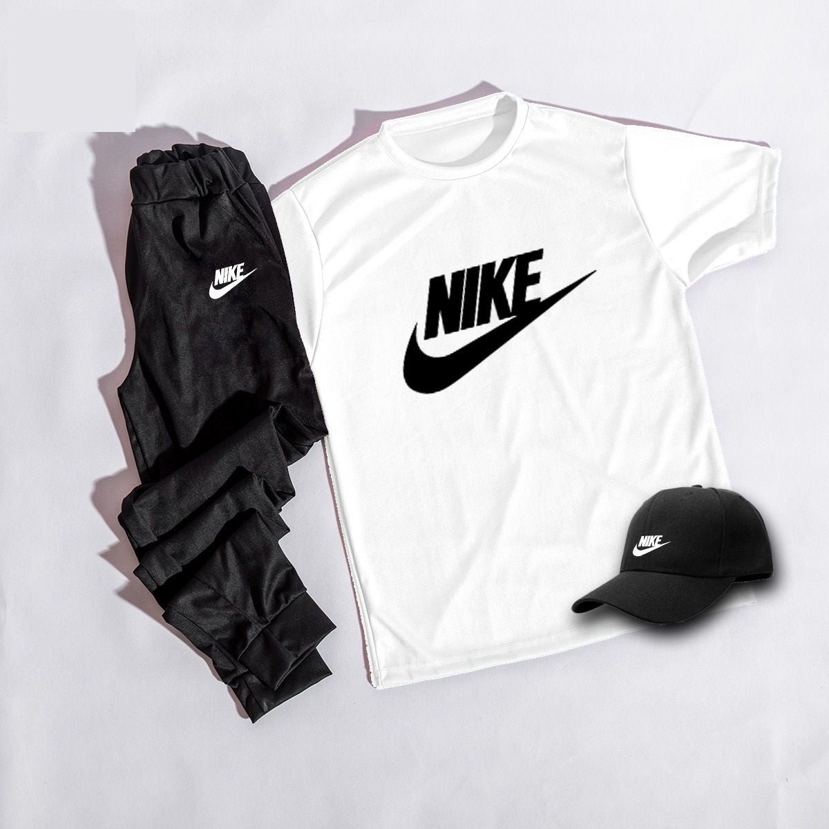 Summer 3 in 1 Tracksuit Tshirt Trouser and Cap For Men - Oshi.pk - Buy & Sell Online