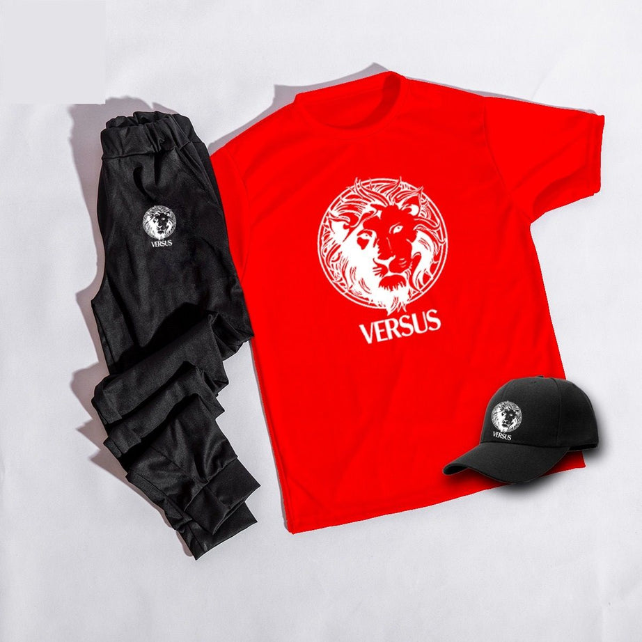 Summer 3 in 1 Tracksuit Tshirt Trouser and Cap For Men - Oshi.pk - Buy & Sell Online