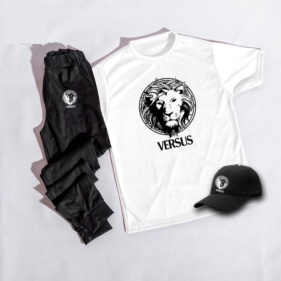 Summer 3 in 1 Tracksuit Tshirt Trouser and Cap For Men - Oshi.pk - Buy & Sell Online