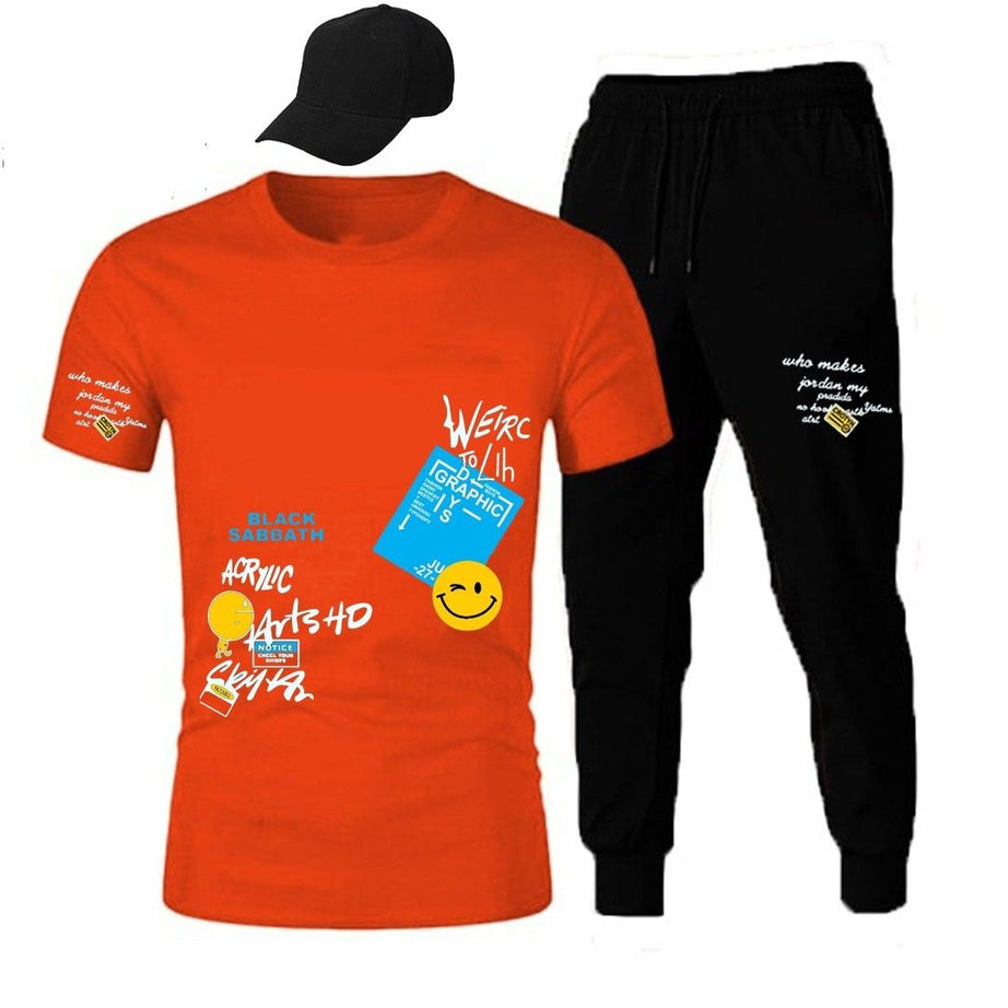 Summer Tracksuit Tshirt Trouser and Cap For Men - Oshi.pk - Buy & Sell Online